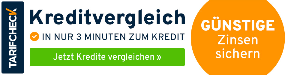Online Blitzkredit per Kreditvergleich bei Tarifcheck