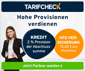Werbebanner: TarifCheck Partner