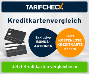 Kreditkarten vergleichen – Tarifcheck