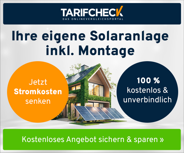 Tarifcheck, Solaranlagen