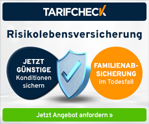 Risikolebensversicherung vergleichen – Tarifcheck